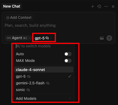 Cursor Chat Interface